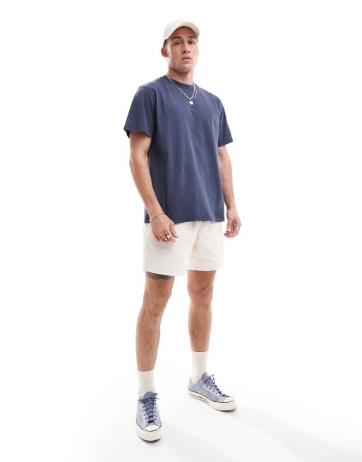 Rhythm – Klassisches Vintage-T-Shirt in getragenem Marineblau, 4 von 4
