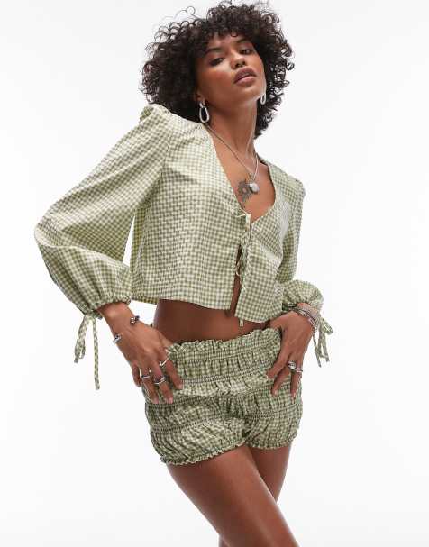 Rhythm lana bloomer short in green - part of a set - view 1