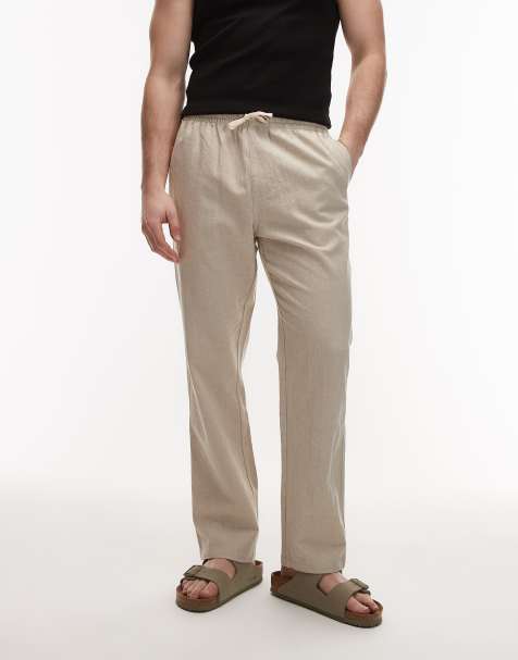 Rhythm – Lniane spodnie w kolorze kości słoniowej - view 1