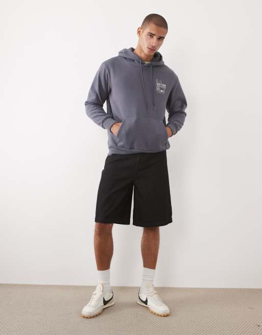 Rhythm - Lull - Felpa in pile blu navy con cappuccio, 2 di 5