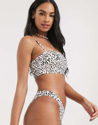 longline bandeau swimsuit