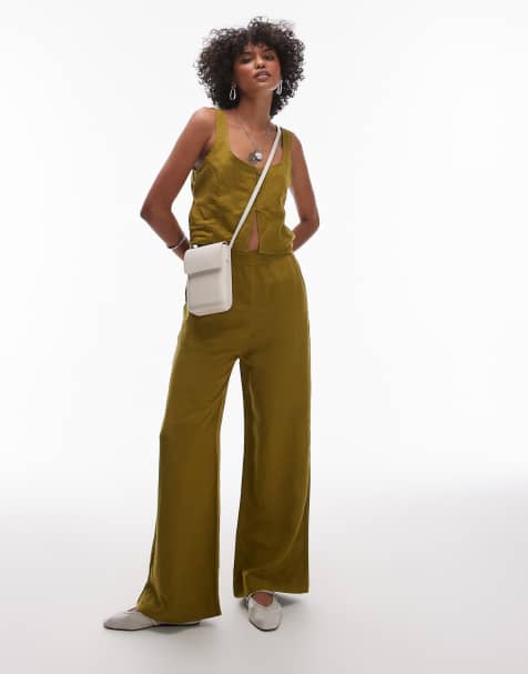 Rhythm - Maya - Pantalon large - Vert olive - view 1