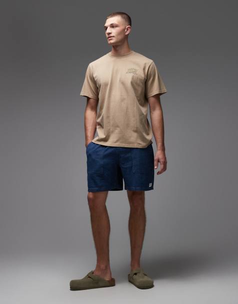 Rhythm mix & match beachwear set in blue & beige - view 1