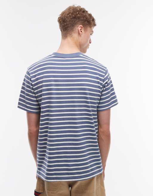 Rhythm – Niebieski T-shirt w paski, 3 z 5