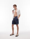 [Rhythm] Rhythm nylon fatigue jam shorts in navy W28 Navy