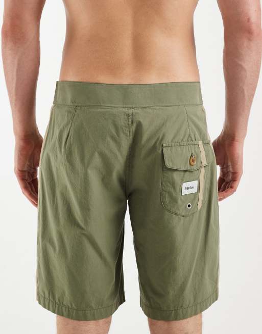 Rhythm panelled trunk in khaki, 5 of 5