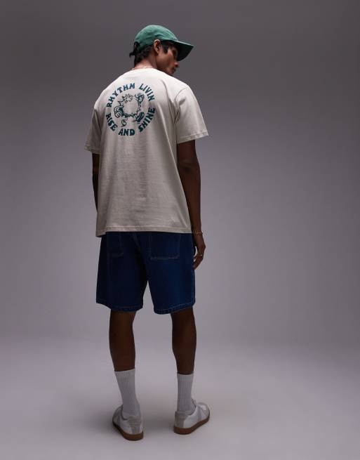 Rhythm - Shine - T-shirt color crema a maniche corte