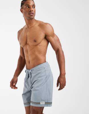 Rhythm Stripe Trunks In Blue