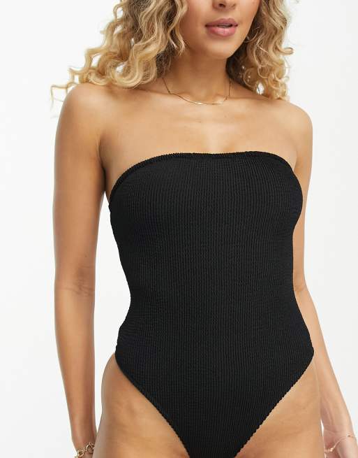 Strapless bandeau bodysuit