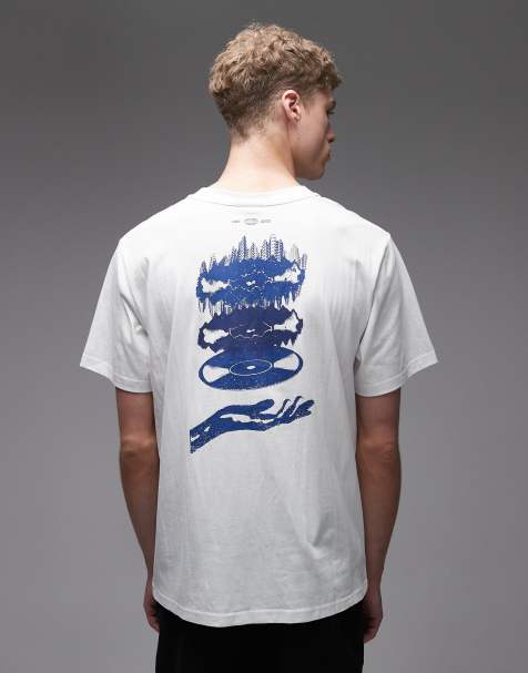 Rhythm - T-shirt bianca con grafica vintage - view 1