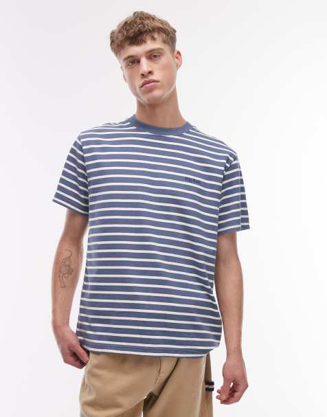 Rhythm - T-shirt blu a righe - view 1