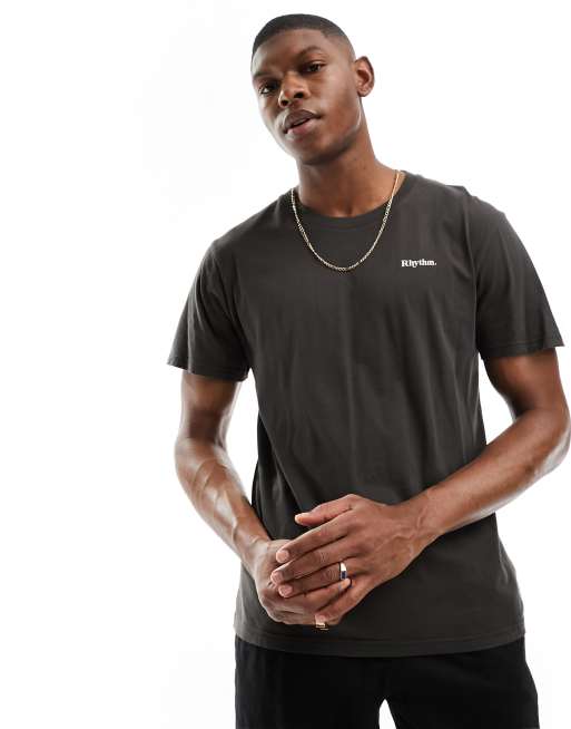 Rhythm - T-shirt classique avec logo - Noir