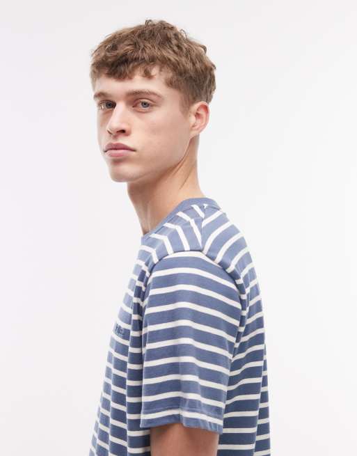 Rhythm t-shirt in blue stripe, 4 of 5