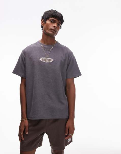 Rhythm – Tournesol – Granatowy T-shirt w stylu vintage - view 1