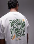 [Rhythm] Rhythm tree short sleeve t shirt in white M White