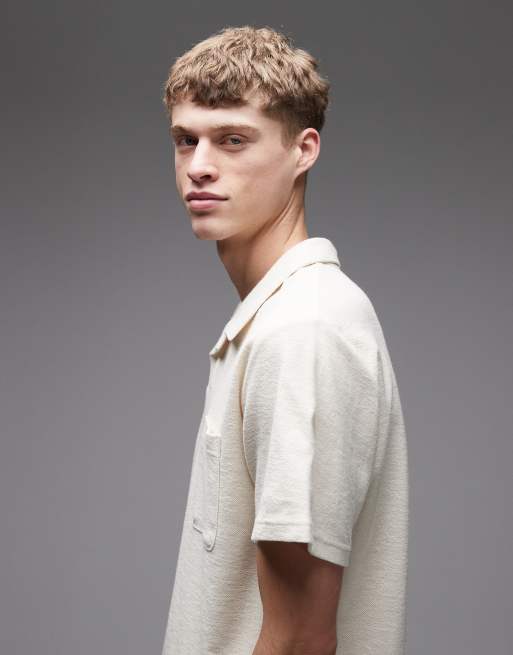 Rhythm vintage terry polo in vintage white, 4 of 5