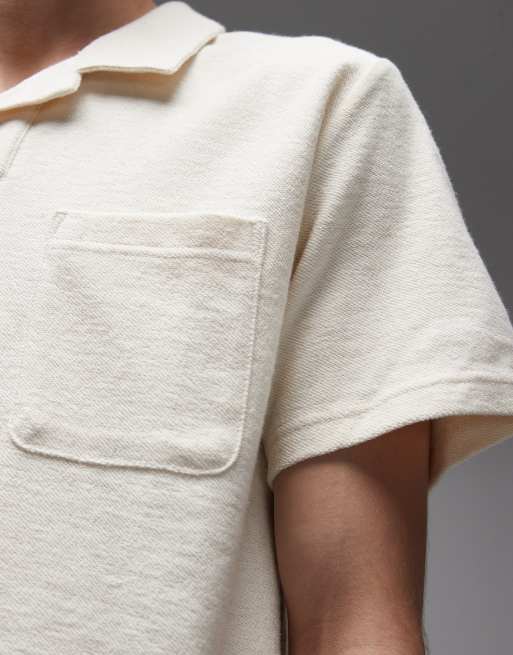 Rhythm vintage terry polo in vintage white, 5 of 5