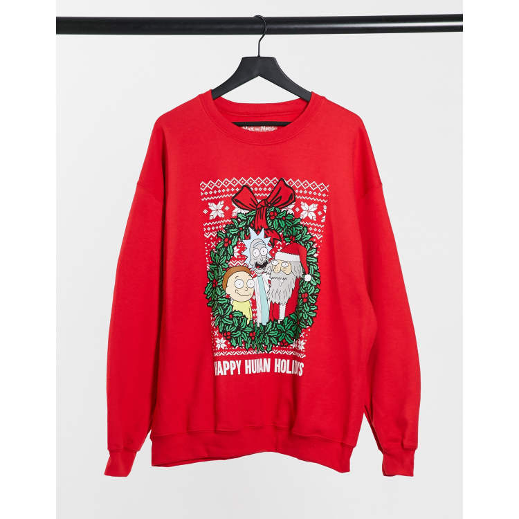 Happy human sales holiday sweater