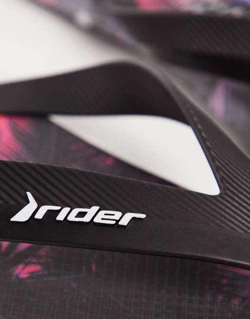 Rider – R1 Energy – Czarne klapki japonki z nadrukiem, 2 z 4