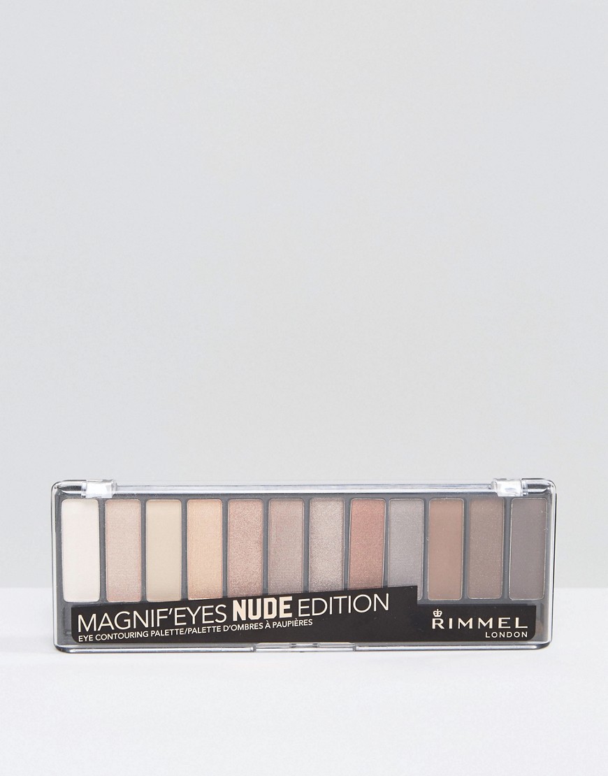 Rimmel - 12 Pan Eyeshadow Palette Nude Edition-Multifarvet