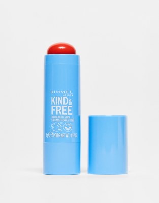 Rimmel London - Kind & Free Multi-Stick - 004 - Lippenstift in Tangerine Dream (sonniges Koralle)-Orange