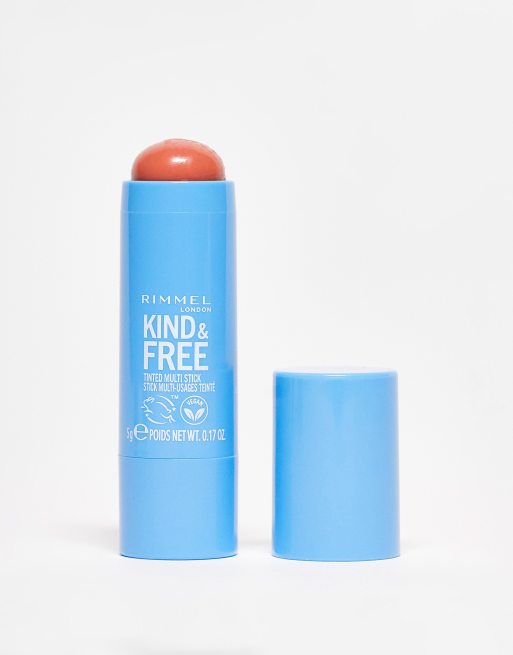 Rimmel London – Kind & Free – Wielofunkcyjny sztyft – 002 Peachy Cheeks (delikatny brzoskwiniowy)