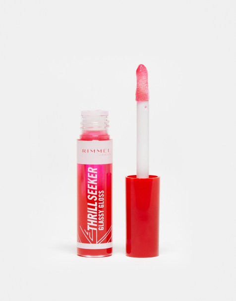 Rimmel London - Thrill Seeker Glassy Gloss - Lipgloss in 600 Berry Glace - view 1