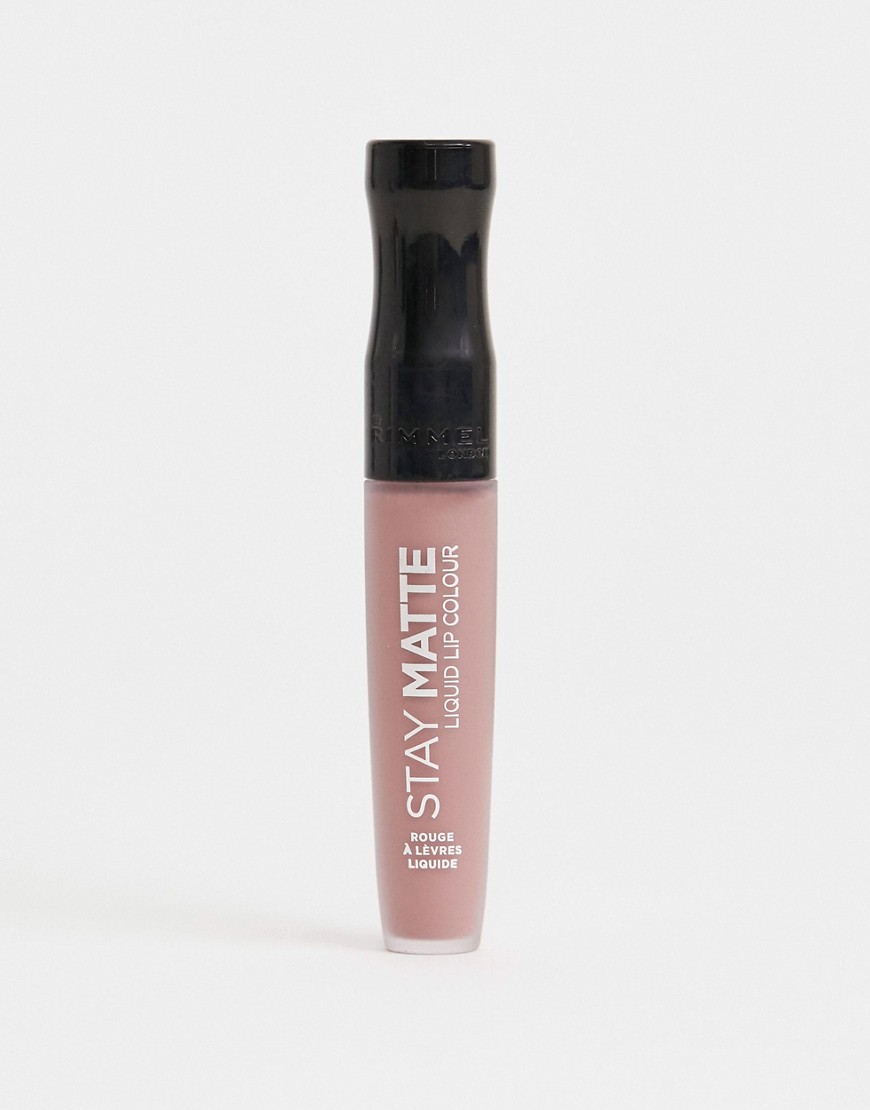 Rimmel - Stay Matte - Vloeibare lipkleur [#0]}.5ml - Fatal Kiss-Roze