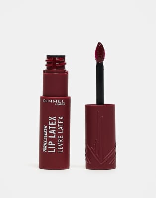 Rimmel - Thrillseeker - Lip Latex - Flüssig-Lippenstift in der Farbe 450 Majesty-Rot