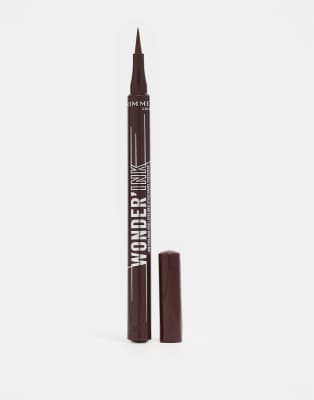 Rimmel - Wonder'Ink Precision Eyeliner - Eyelinerstift im Farbton 002 Spiced Chestnut-Braun