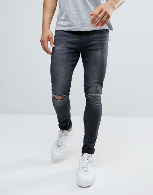 Asos men ripped sales jeans