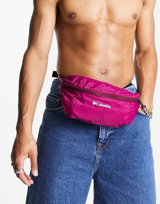 Riñonera morada ligera con diseño plegable de Columbia