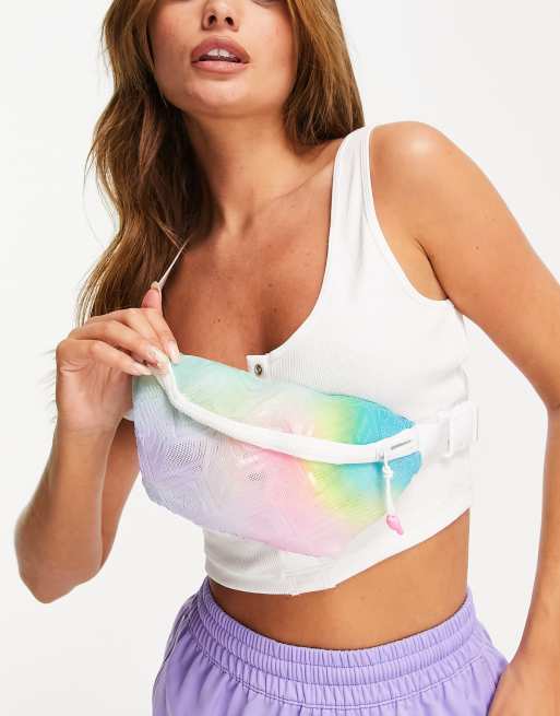 Riñonera multicolor con acabado metalizado de adidas Originals