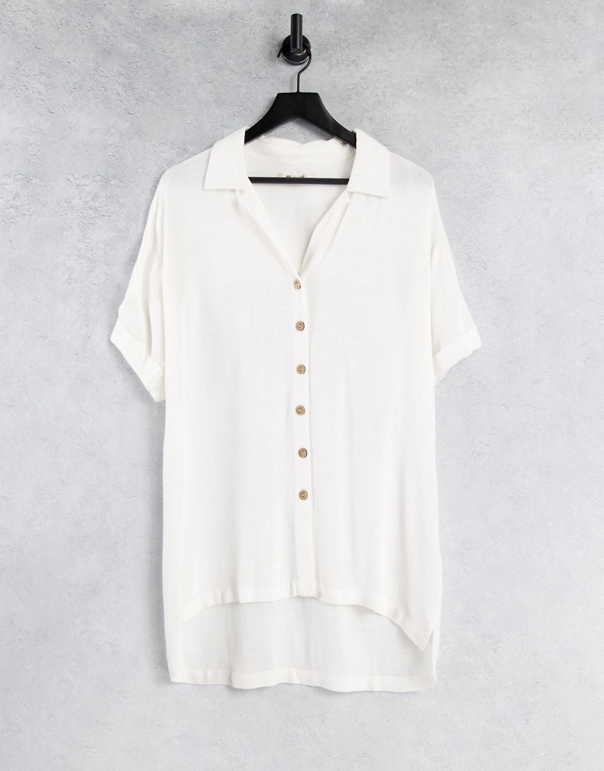 Rip Curl Ashore shirt in white-Multi