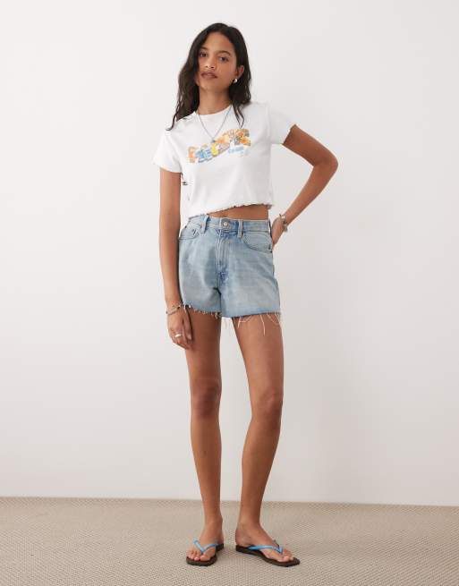 Rip Curl graphic print beach baby tee in white, 2 of 4