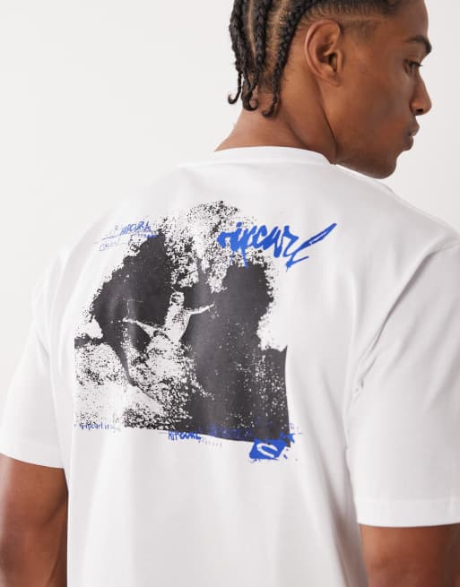 Rip Curl – Hazey Days – Biały T-shirt z nadrukiem, 5 z 5