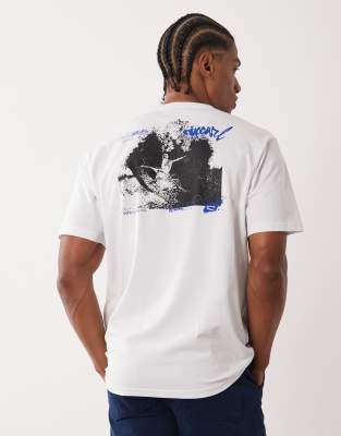 Ripcurl Rip Curl Hazey Days Print T-shirt In White