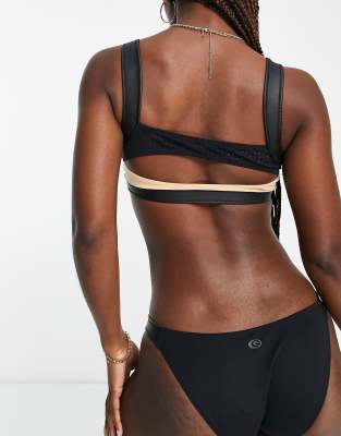 Ripcurl Rip Curl mirage ultimate bralette bikini top in black