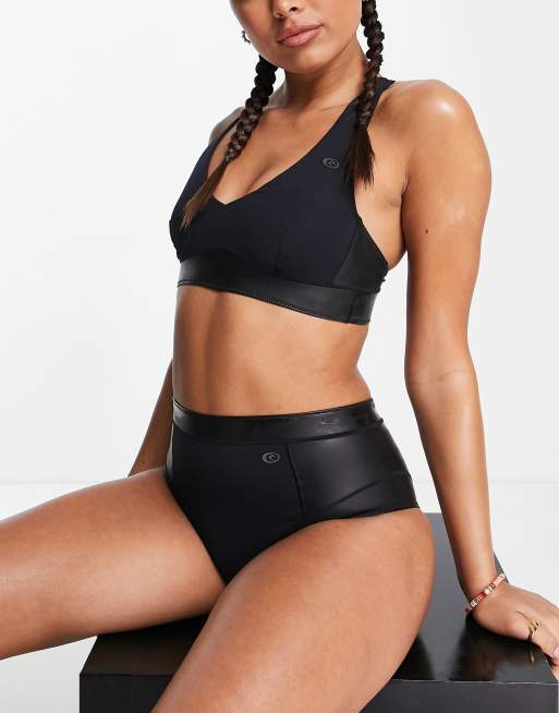 Rip Curl mirage ultimate bralette bikini top in black