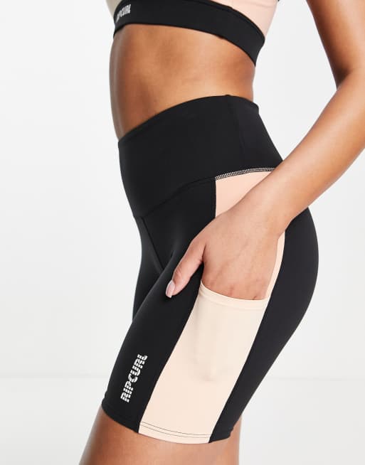 Rip Curl – Run Surf – Pastellfärgade, flerfärgade leggingsshorts för bad 