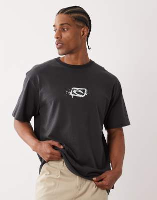 Ripcurl Rip Curl Search Print T-shirt In Black