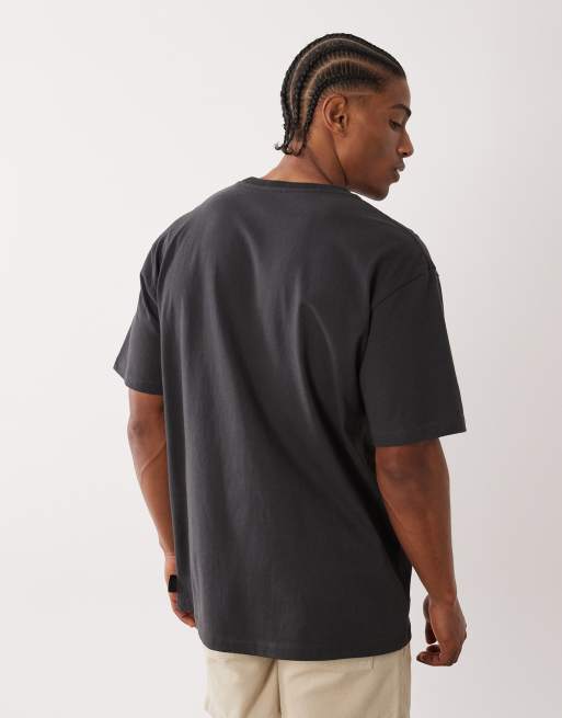 Rip Curl - Search - T-shirt met print in zwart met wassing, 3 van 5