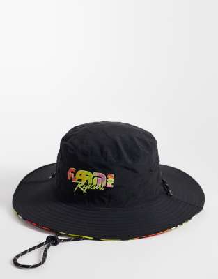 Ripcurl Rip Curl X Farm Rio reversible bucket hat in multi