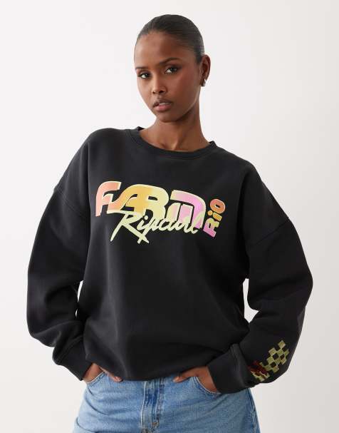Rip Curl X Farm Rio sweatshirt in black - view 1