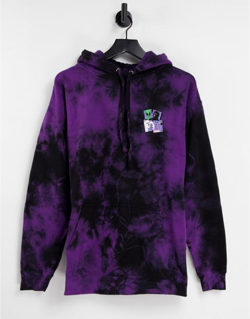 Rip N Dip Sid tie dye hoodie in purple