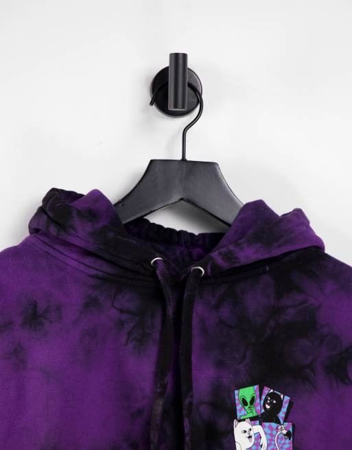 Purple best sale ripndip hoodie