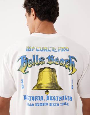 Ripcurl Bells Pro Print T-shirt In White