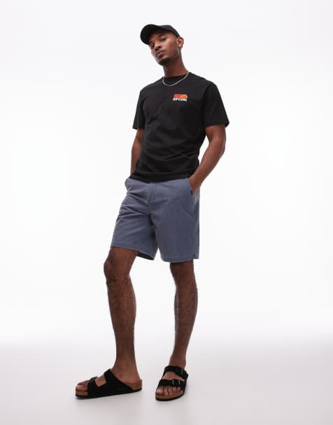 Ripcurl boardwalk cord shorts in washed navy - view 1