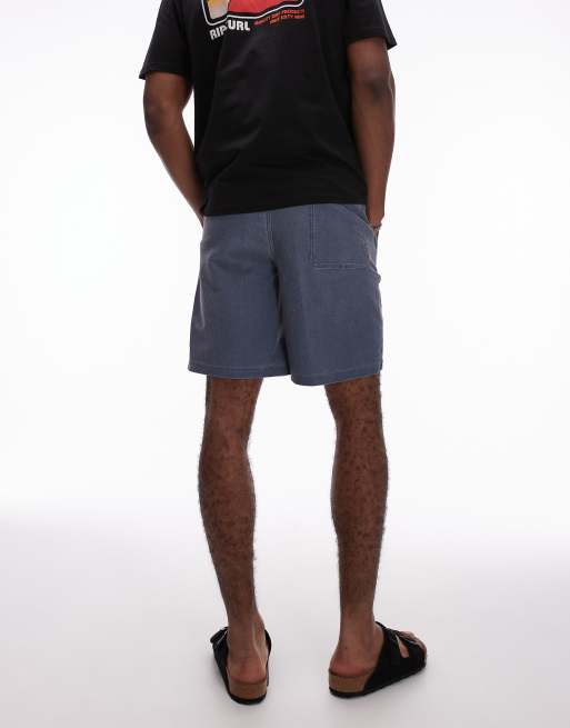 Ripcurl boardwalk cord shorts in washed navy, 3 of 5