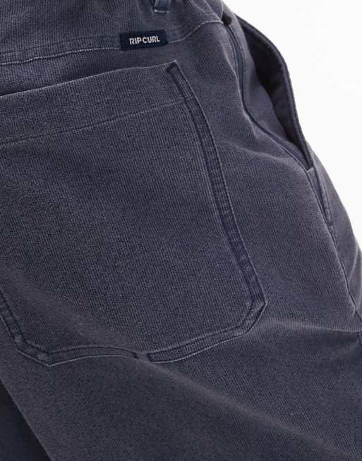 Ripcurl boardwalk cord shorts in washed navy, 5 of 5